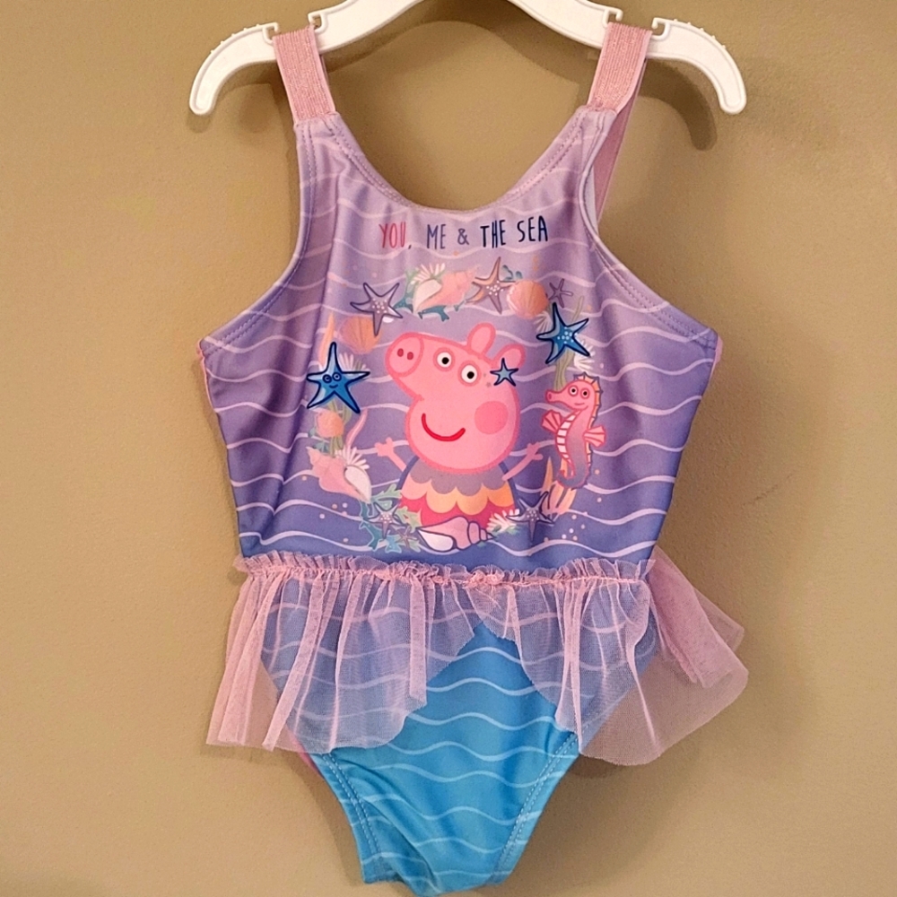 Peppa Pig "You, Me & the Sea" one piece swimsuit